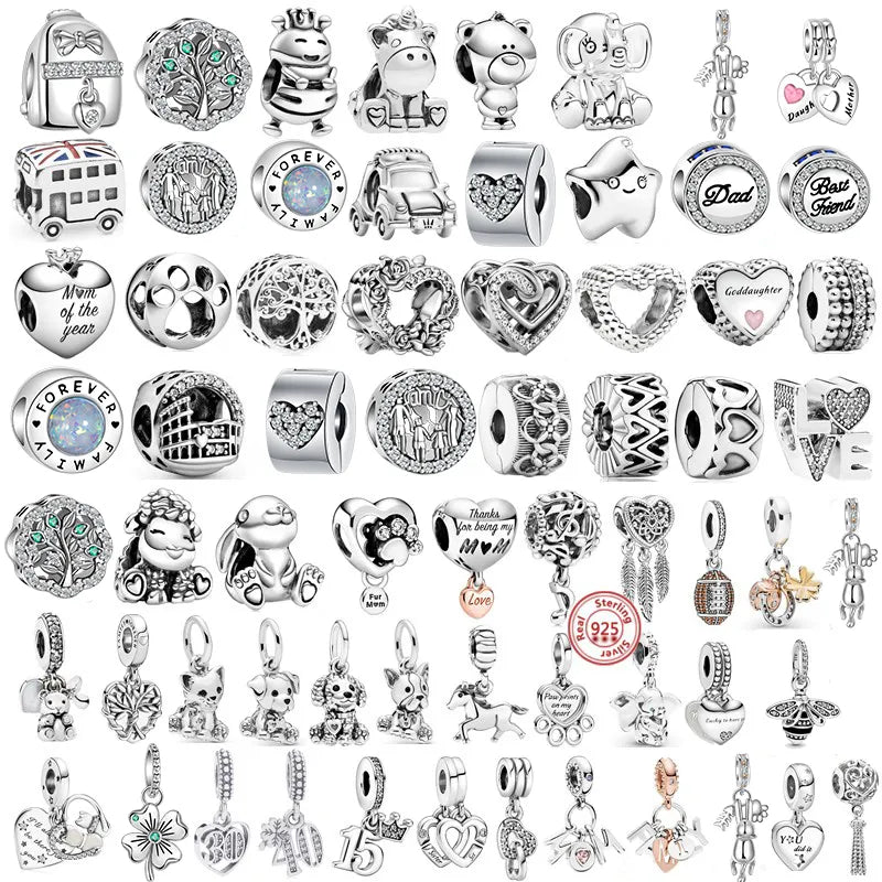 Pandora 925 Original Starling Silver Charms bracelets for Women