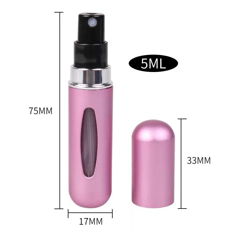 5ml Perfume Refill Bottle Spray Jar Scent Pump Empty Cosmetic Containers