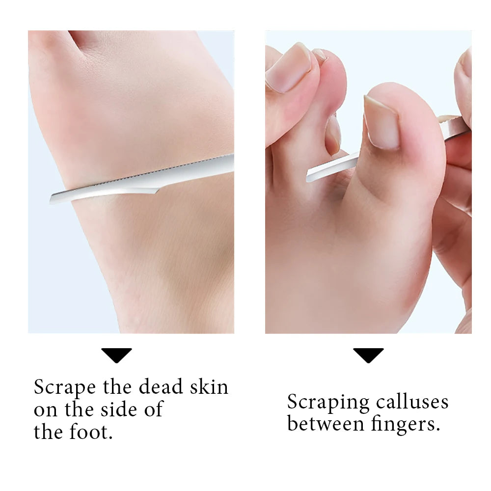 Stainless Steel Pedicure Knife Tools for Dead Skin Remover