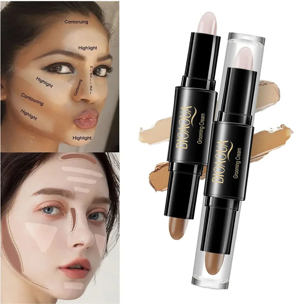 Professional Makeup Base Foundation Cream for Face Concealer & Contourer