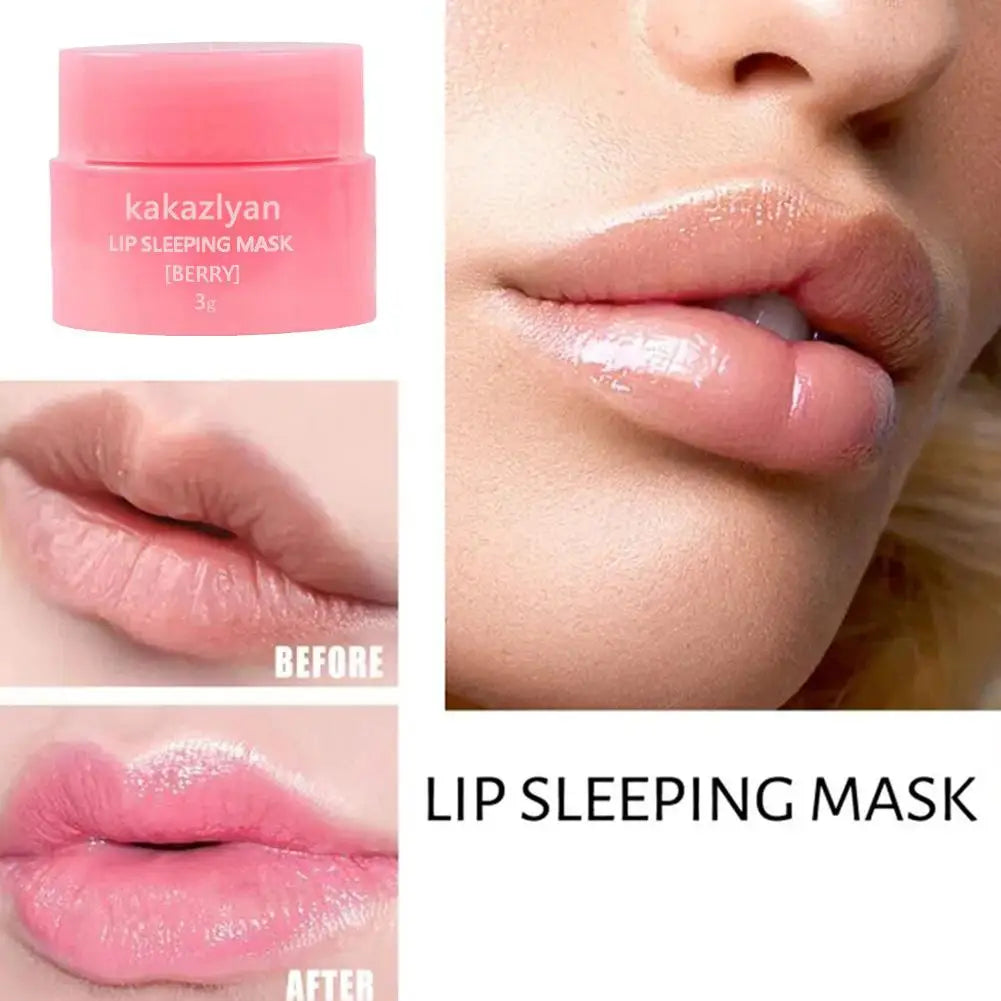 Strawberry Sleeping Mask Moisturizing Nourish Lip Balm