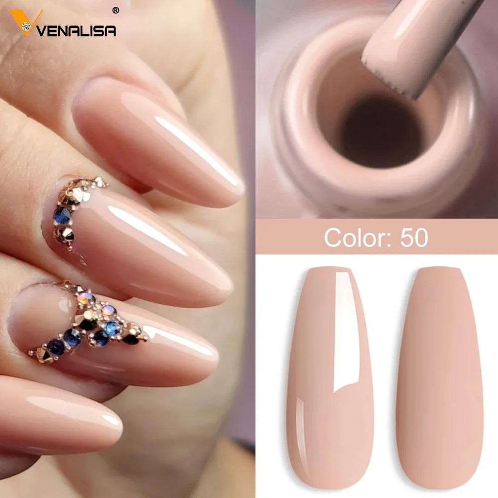 Venalisa Fashion Bling 7.5ml Nude Color Series Soak Off UV LED Nail Gel Polish