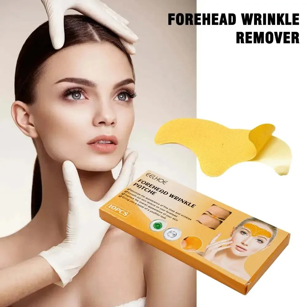 10pcs/box Anti-wrinkle Forehead Line Removal Gel Patch