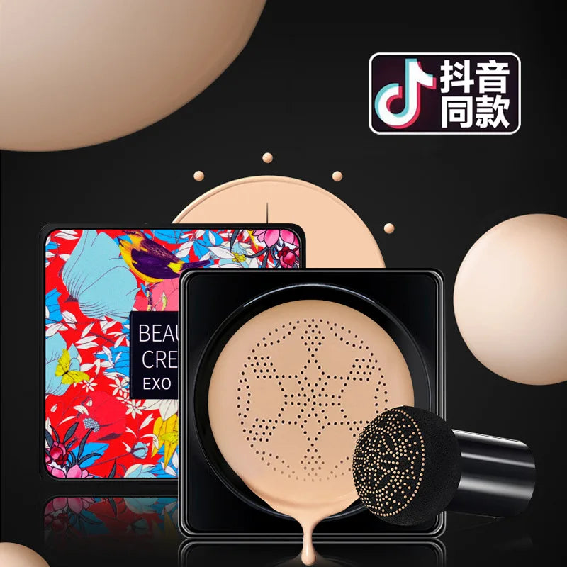 Magic Foundation Mushroom Head Air Cushion CC Cream Waterproof Korean Cosmetics