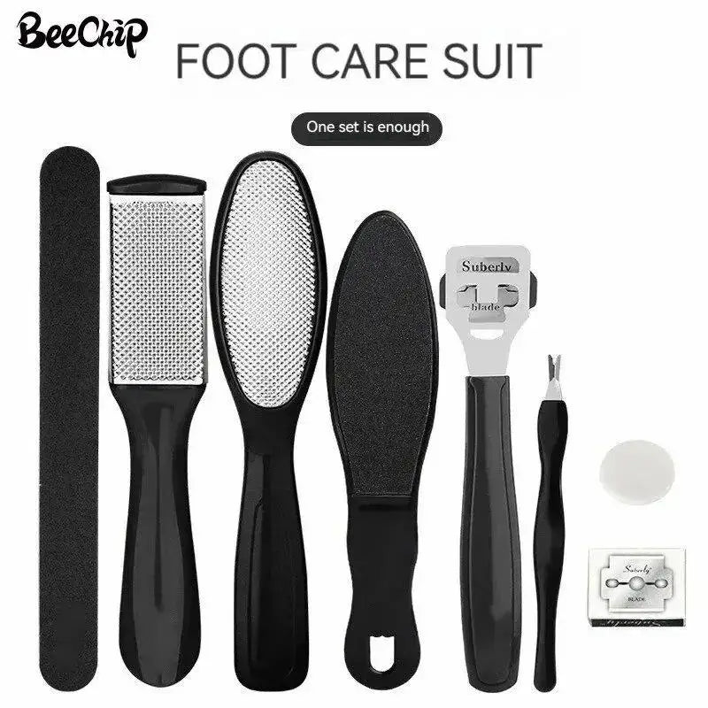 8 PCS Foot Grinder To Remove Dead Skin Pedicure Set