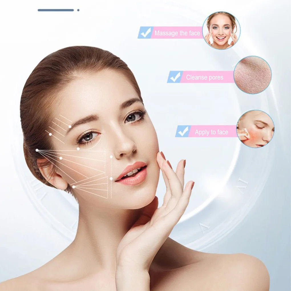 Silicone Ice Cube Roller Face Massager Skin Care Tool