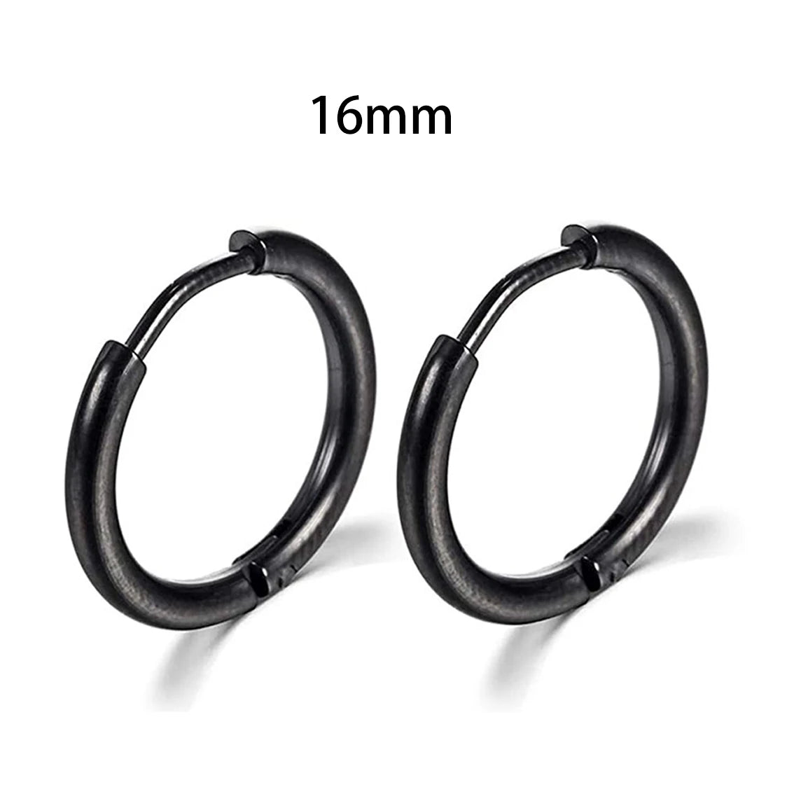 Simple Stainless Steel Small Hoop Earrings for Women