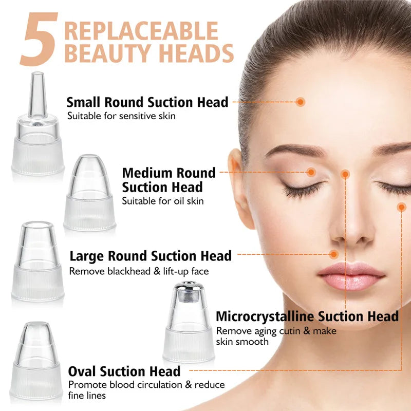 Facial Pore Cleaner Blackhead Remover Vacuum Suction