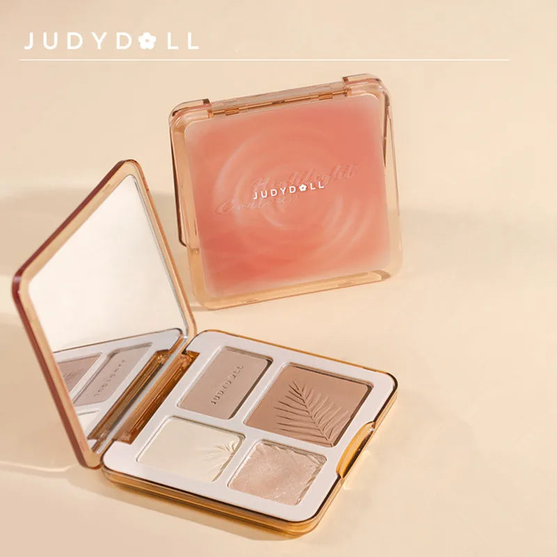 Judydoll Facial Shimmer Highlighter Makeup Palette