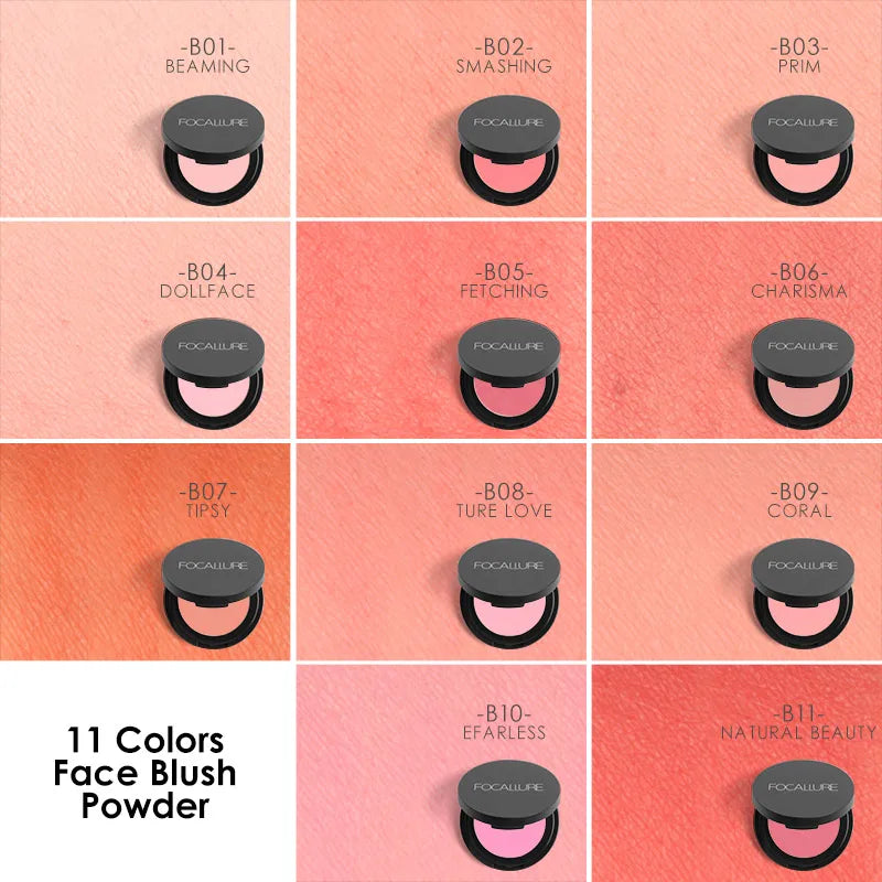 FOCALLURE Long- Lasting Matte Peach Blush