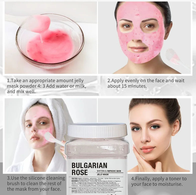 650g Arbutin Rose Jelly Mask Powder