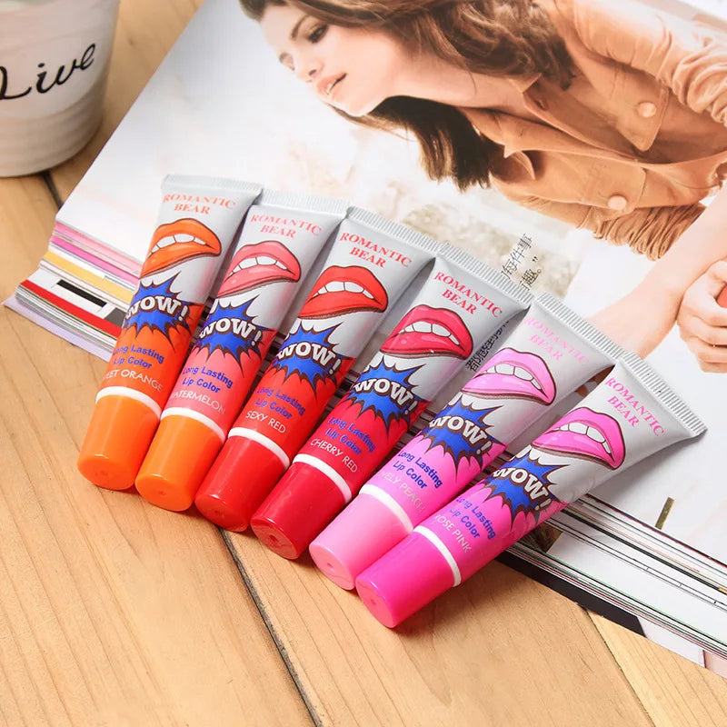 Waterproof Long Lasting Tear Peel Off Liquid Lipstick Lip Gloss