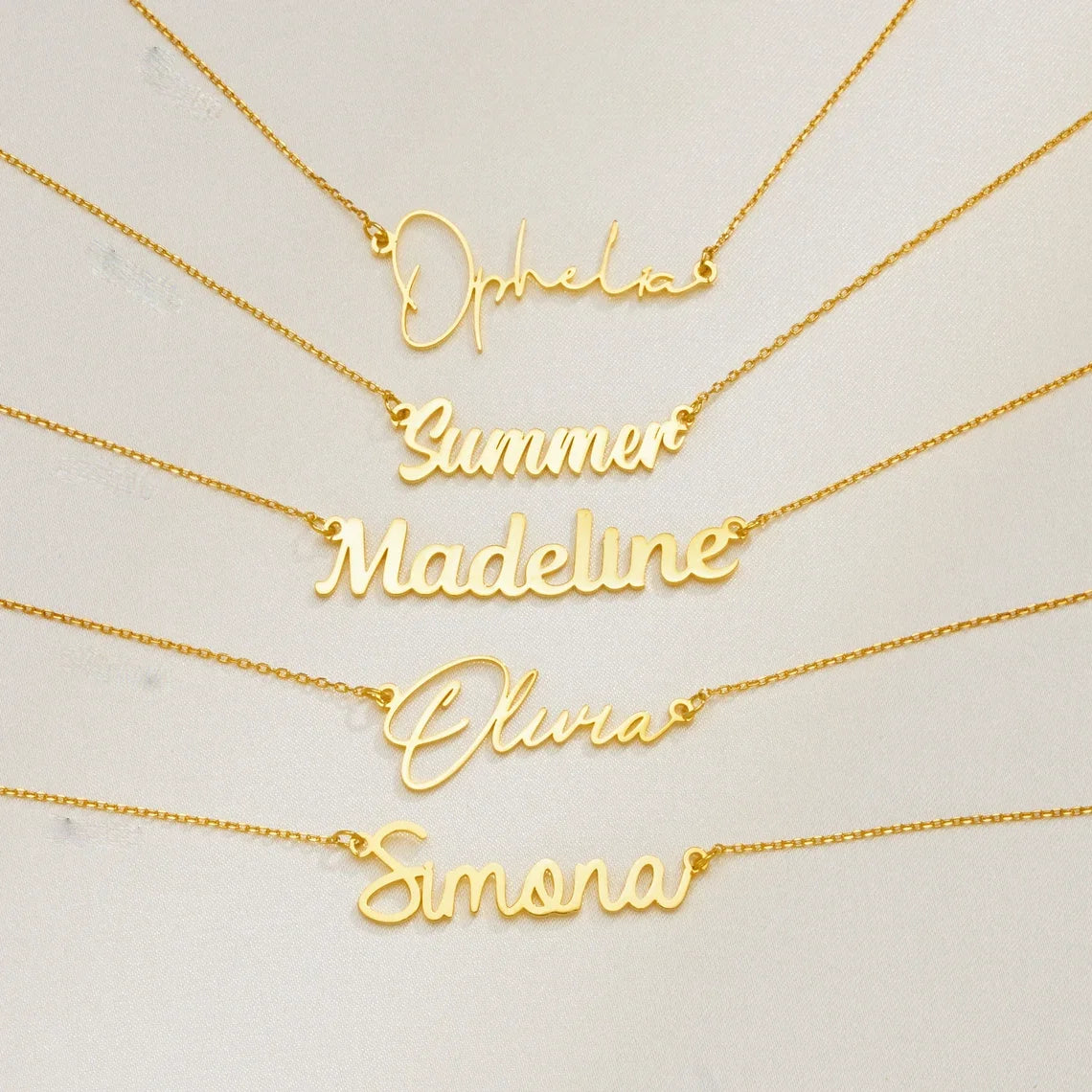 Custom Letter Name Pendant for Women