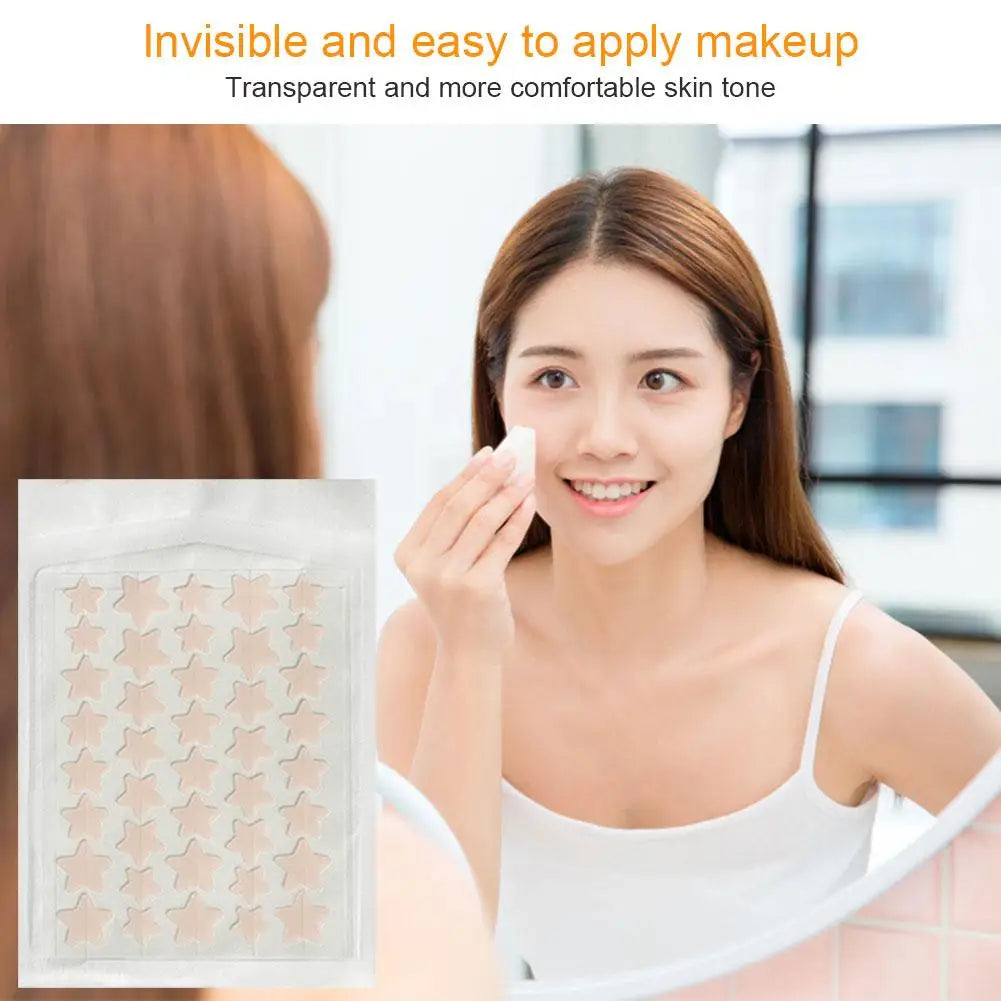 Colorful Star Heart Shaped Acne Treatment Sticker 35/40Pcs for Face Skin Care