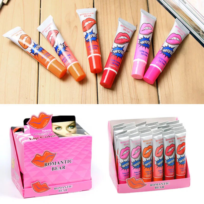 Waterproof Long Lasting Tear Peel Off Liquid Lipstick Lip Gloss