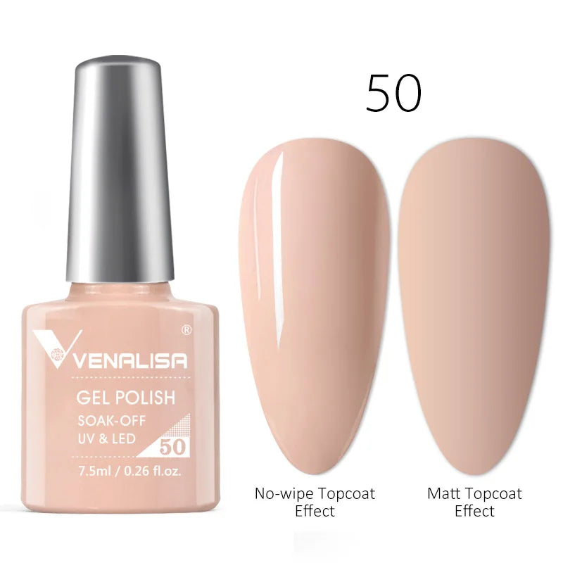 Venalisa Fashion Bling 7.5ml Nude Color Series Soak Off UV LED Nail Gel Polish