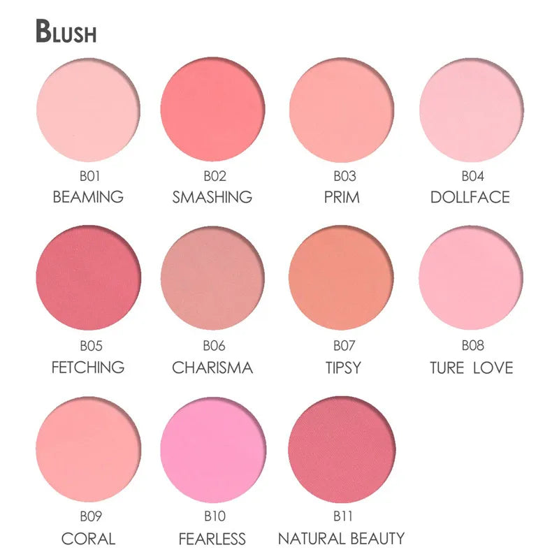 FOCALLURE Long- Lasting Matte Peach Blush